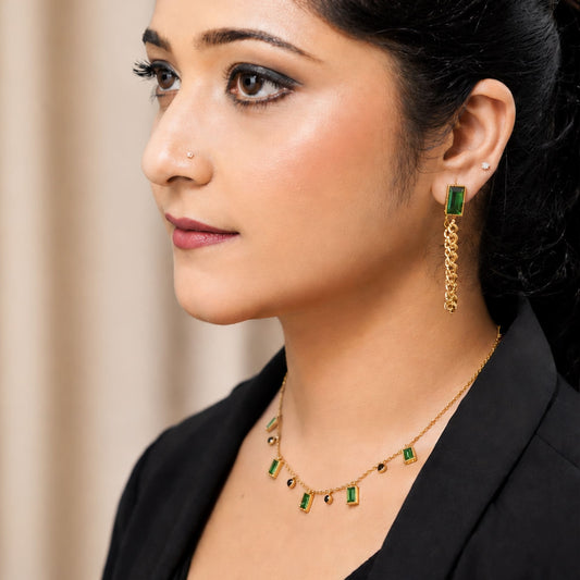 Emerald Cascade Luxe Set