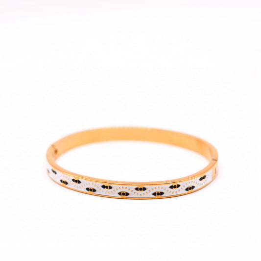 Evil Eye Bangle Bracelet