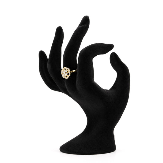 Golden Rosette Spark Ring - Zevaraat