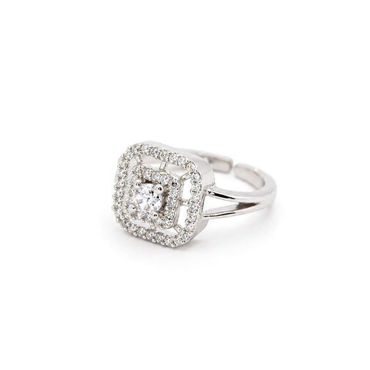Lumina Double Halo Ring - Zevaraat