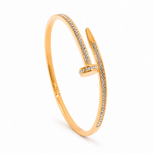 Nail it Studded Bangle - Zevaraat