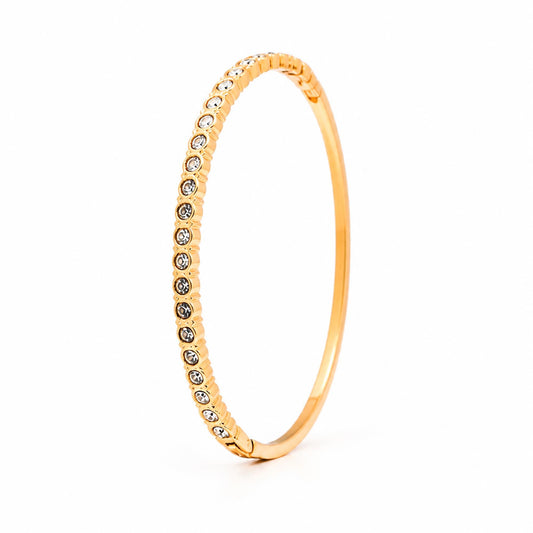 Studded Gold (Single) Bangle - Zevaraat