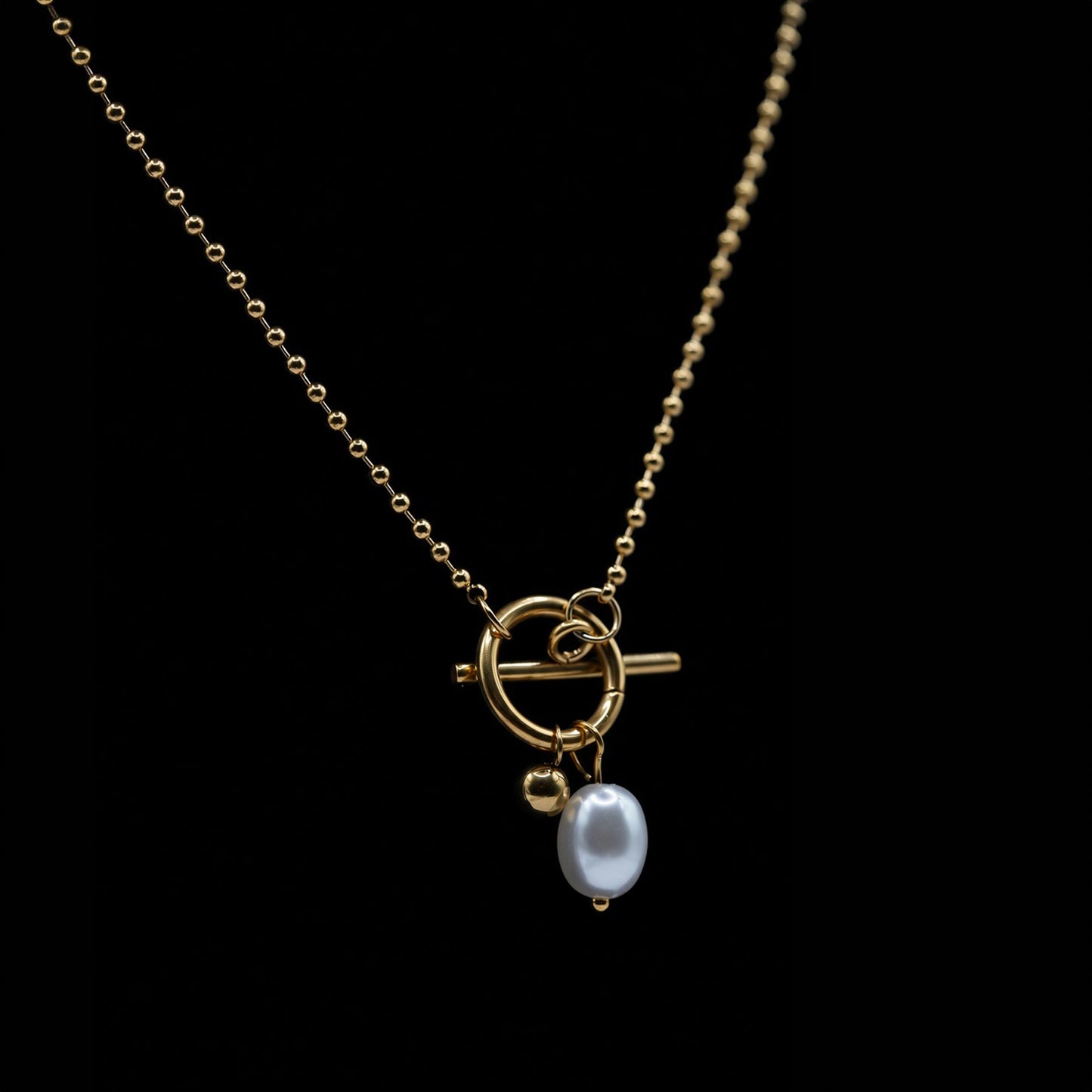 T-Bar Pear Drop Chain - Zevaraat