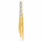 Crystal Cascade Chain Fringe Earrings - Zevaraat