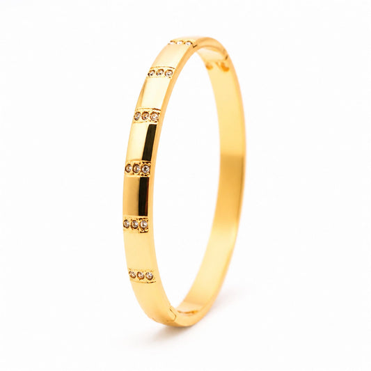 Crystal Trinity Bangle - Zevaraat