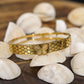 Dainty Butterfly Gold Bangle - Zevaraat