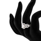 Elara Oval Lace Ring - Zevaraat