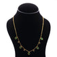 Emerald Oval Charm Necklace - Zevaraat