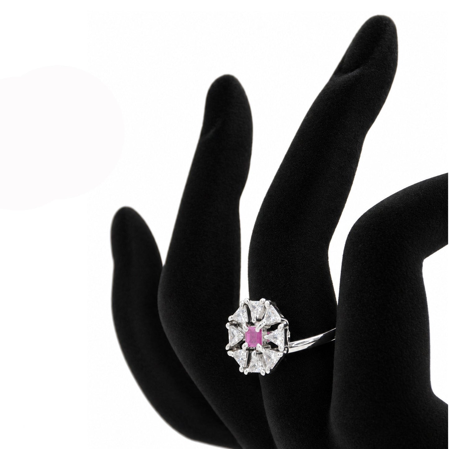 Fuchsia Starburst Ring - Zevaraat