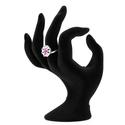 Fuchsia Starburst Ring - Zevaraat