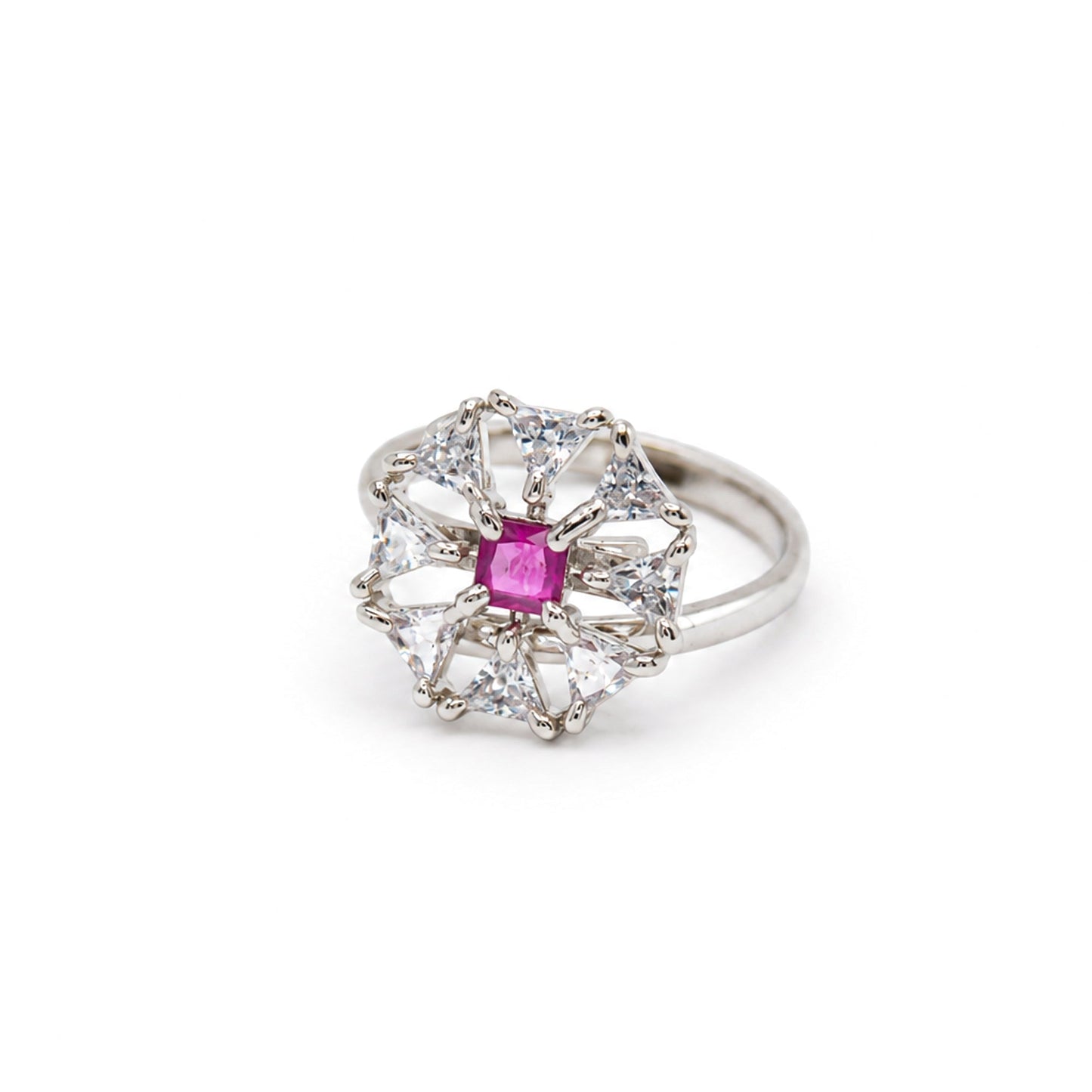 Fuchsia Starburst Ring - Zevaraat