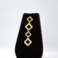 Golden Clover Crystal Drop Earrings - Zevaraat