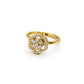 Golden Rosette Spark Ring - Zevaraat