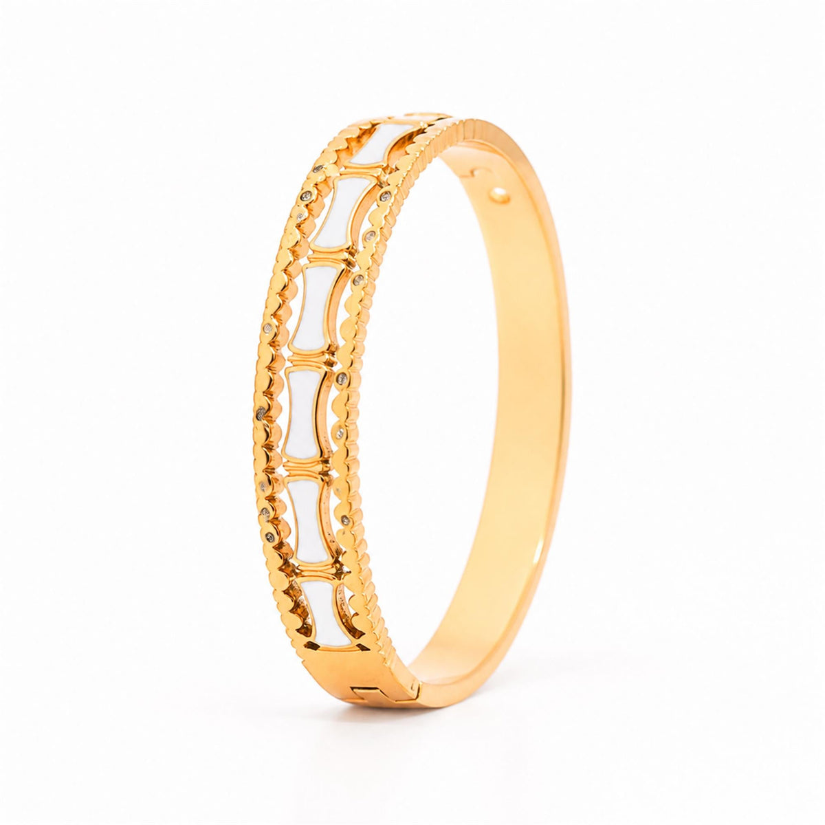 Golden Stream Hearts all over Bangle - Zevaraat