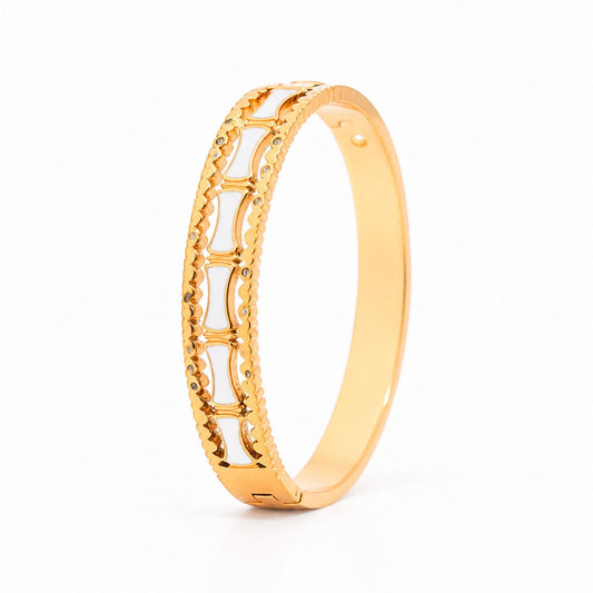 Golden Stream Hearts all over Bangle - Zevaraat