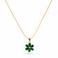 Green Daisy Floral Pendant - Zevaraat