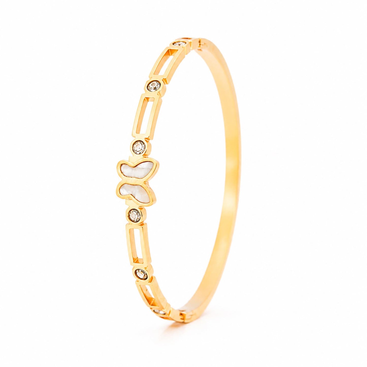 Luminous Lore Butterfly Bangle - Zevaraat