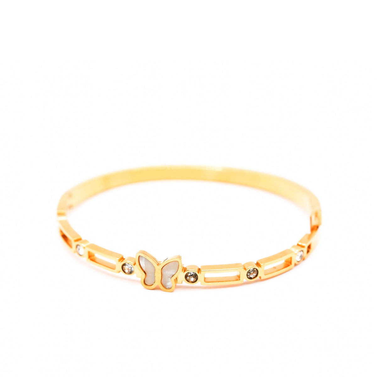 Luminous Lore Butterfly Bangle - Zevaraat