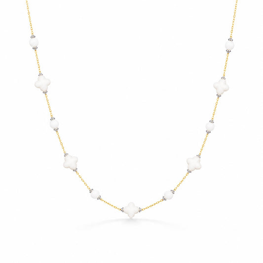 Marble White Sleek Chain - Zevaraat