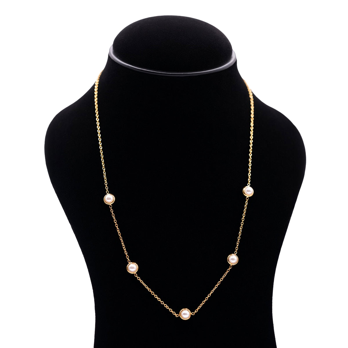Pearl Beaded Cascade Chain - Zevaraat