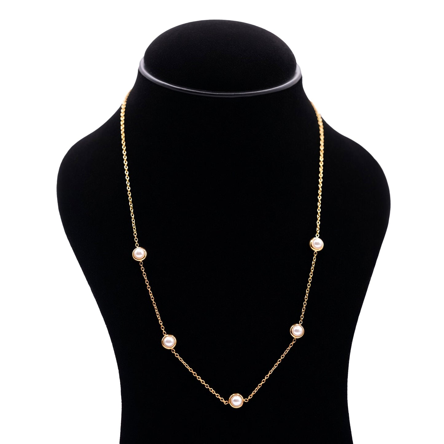 Pearl Beaded Cascade Chain - Zevaraat