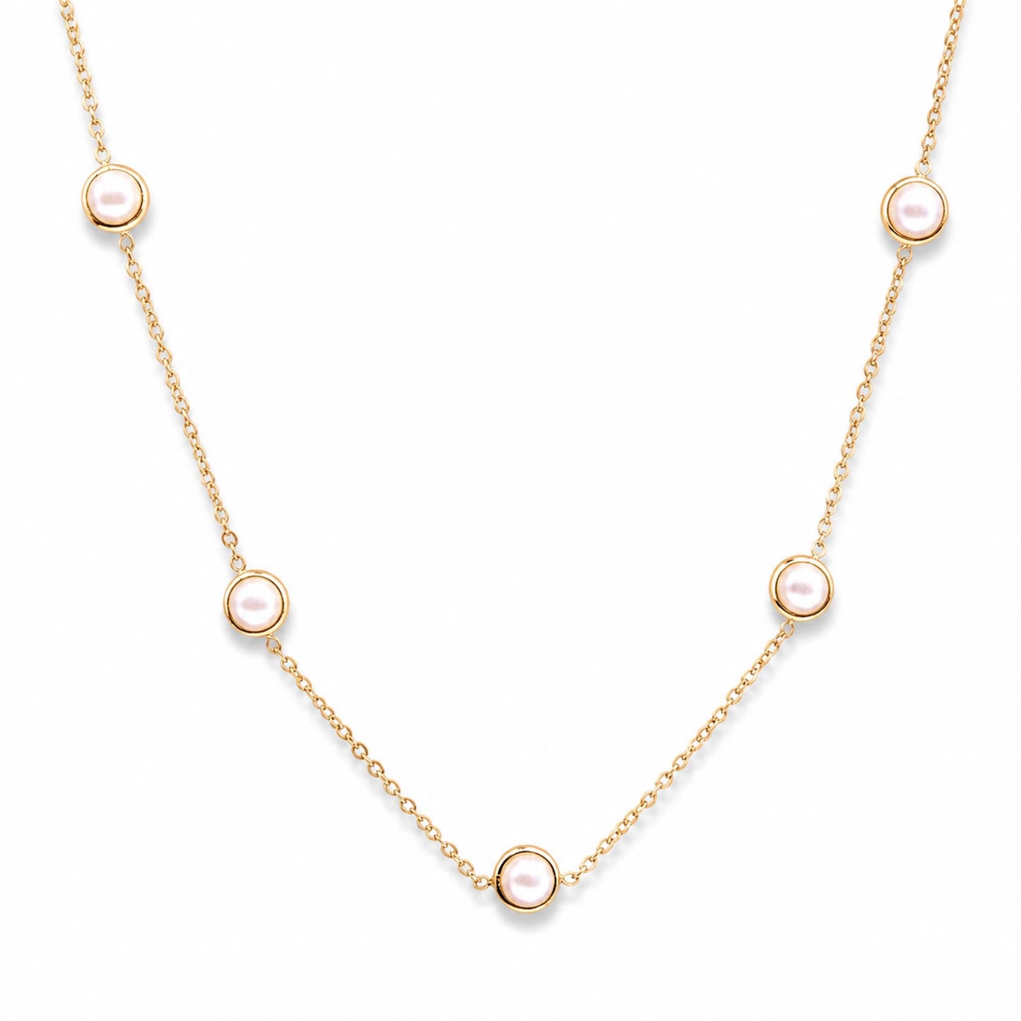Pearl Beaded Cascade Chain - Zevaraat