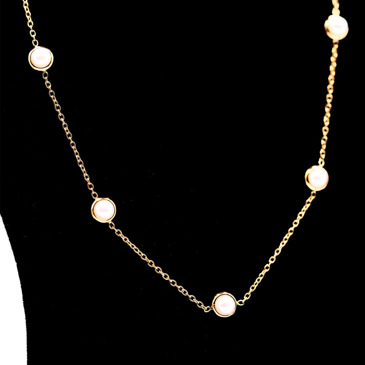 Pearl Beaded Cascade Chain - Zevaraat