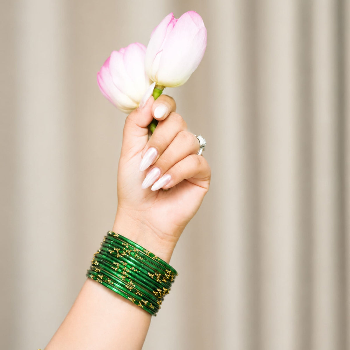 Radiant Crystal Bangle Set - Zevaraat