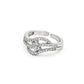 Serene Starlight Wave Ring - Zevaraat