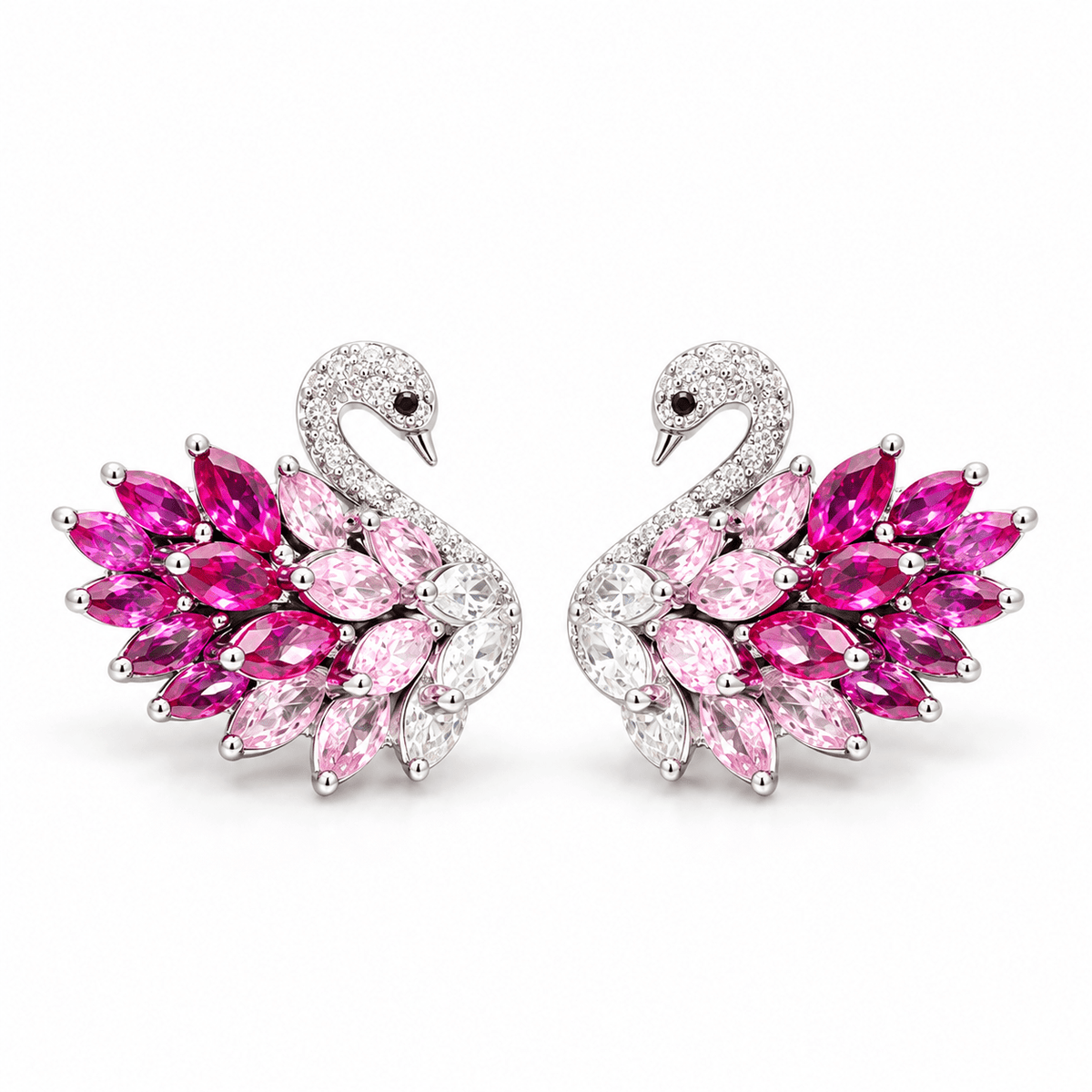Swan Serenade Earrings - Zevaraat
