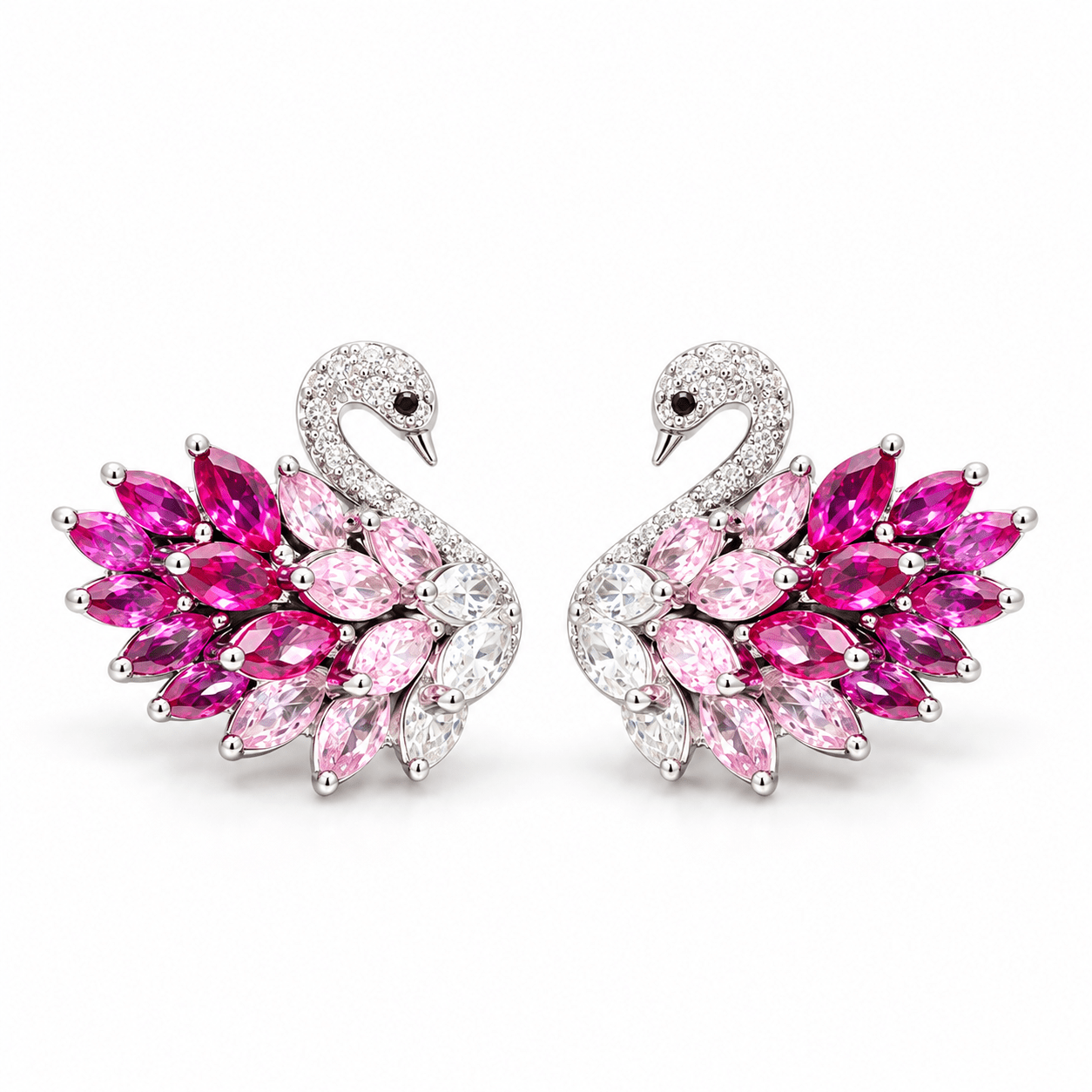 Swan Serenade Earrings - Zevaraat