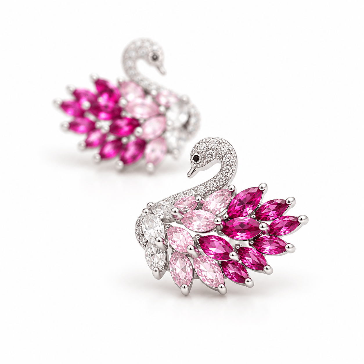 Swan Serenade Earrings - Zevaraat