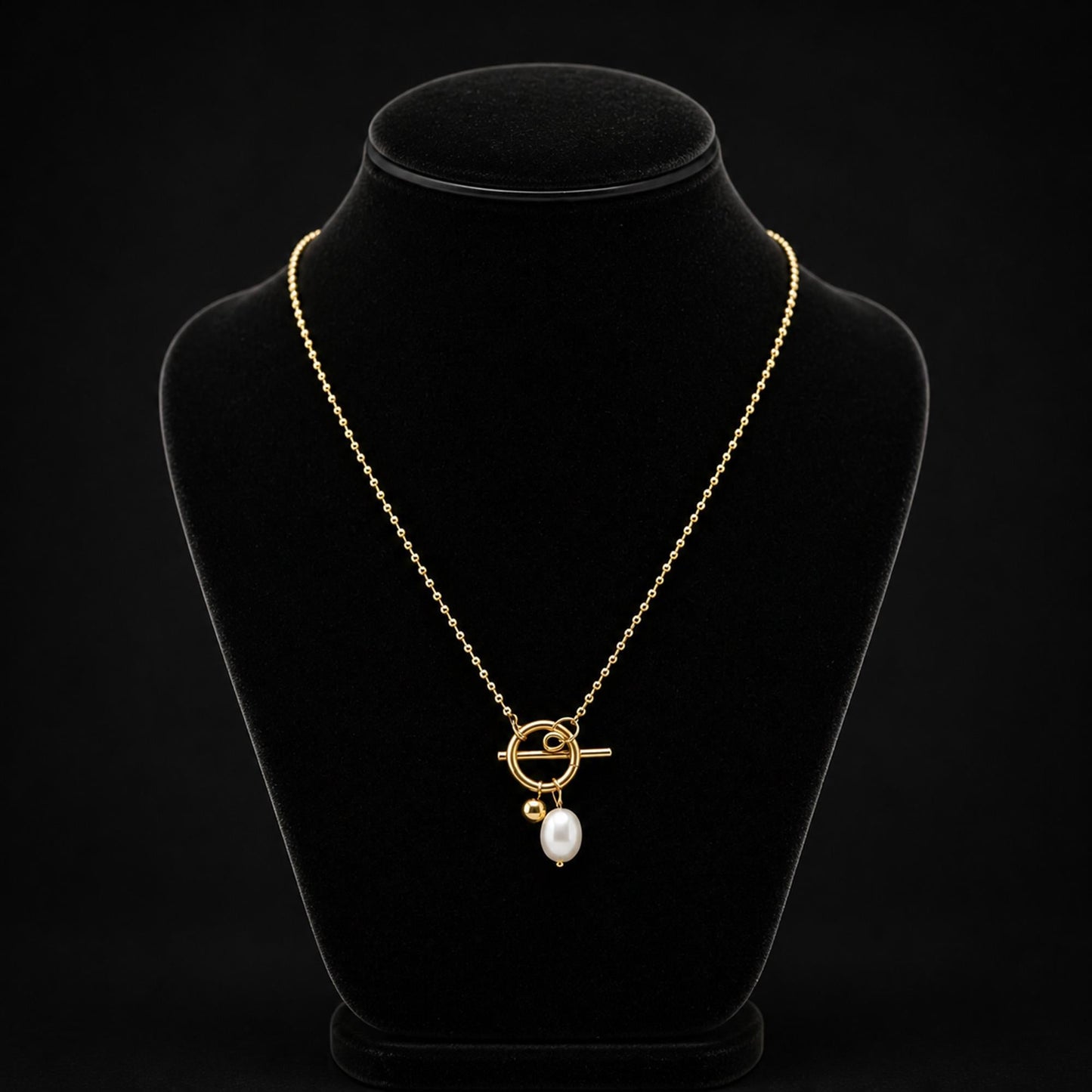 T-Bar Pear Drop Chain - Zevaraat