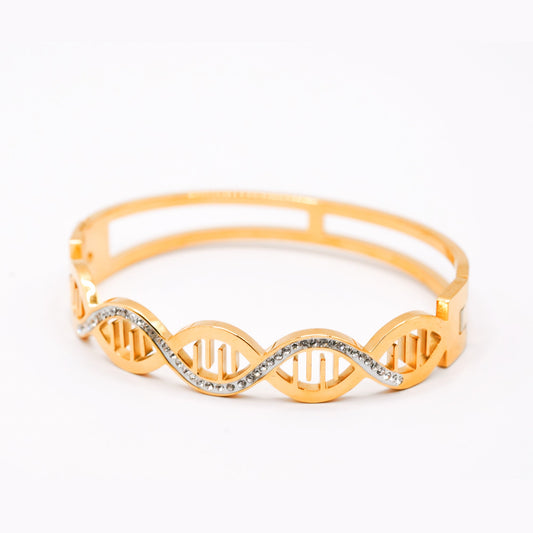 Twists of Infinity Bangle - Zevaraat