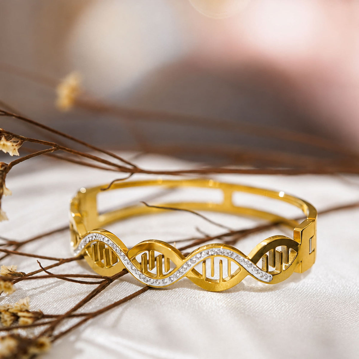 Twists of Infinity Bangle - Zevaraat