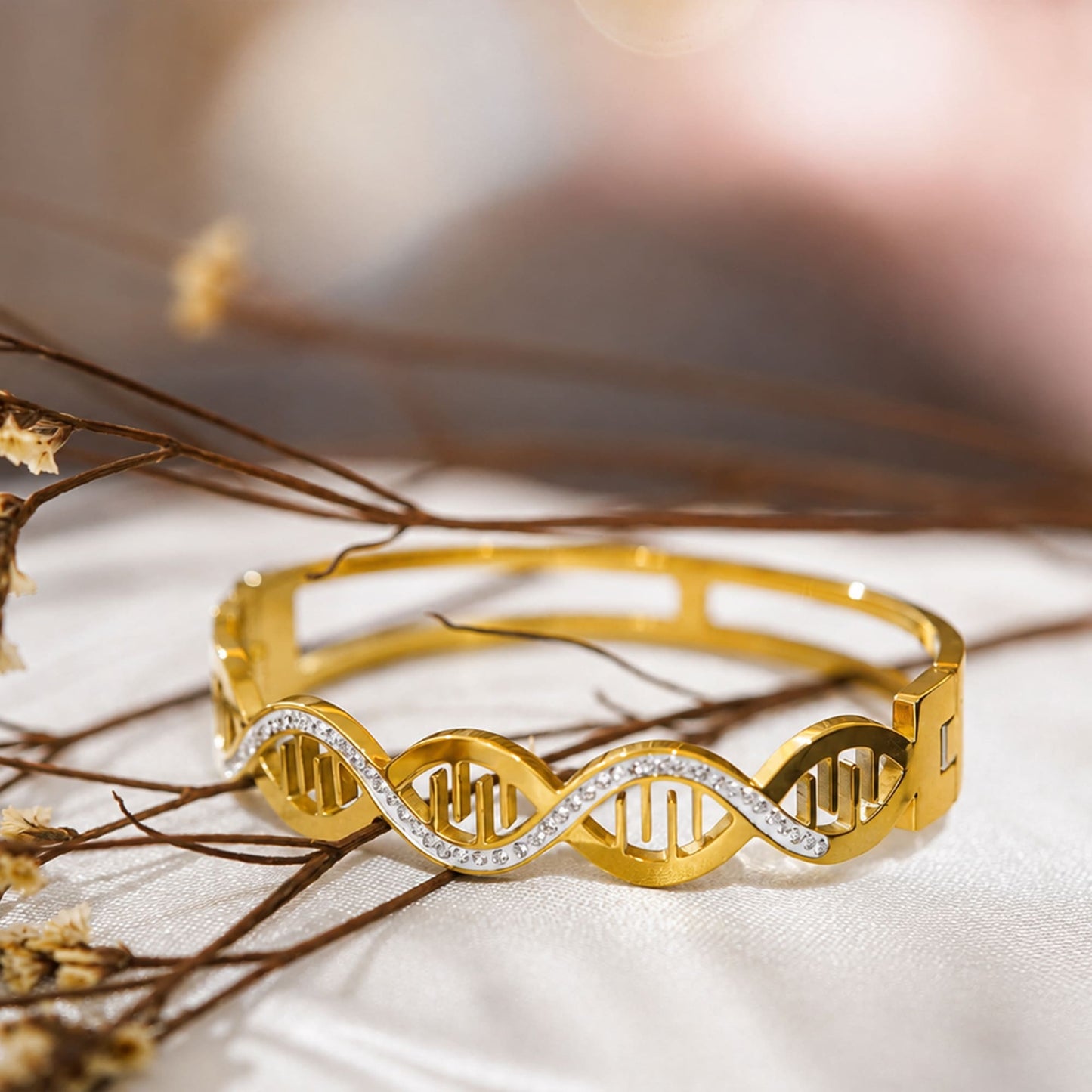 Twists of Infinity Bangle - Zevaraat
